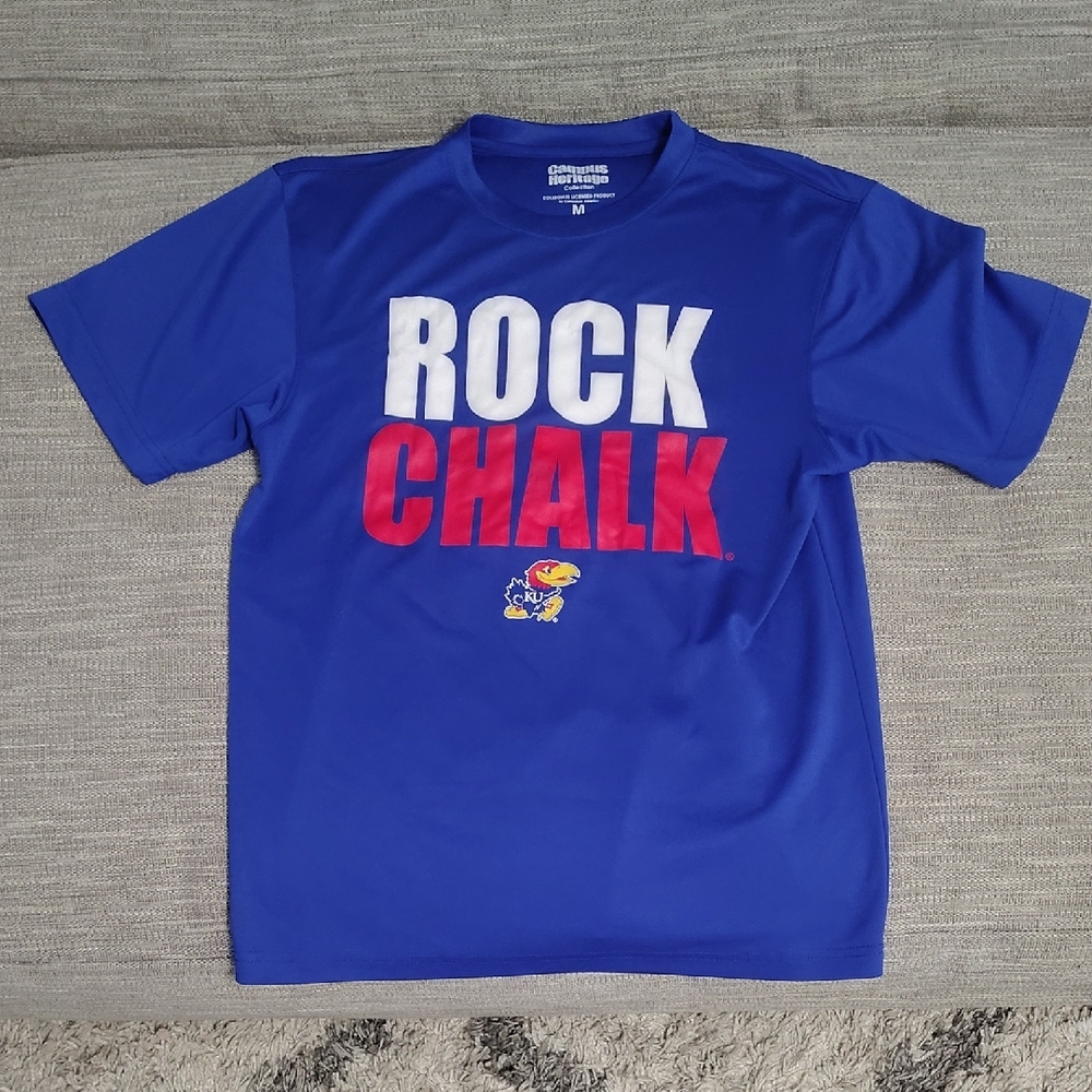 Campus Heritage Blue and Red Graphic Tee Short Sleeve